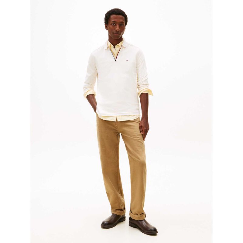 Tommy Hilfiger Ls Liquid Rwb Zip Reg Polo image number 3